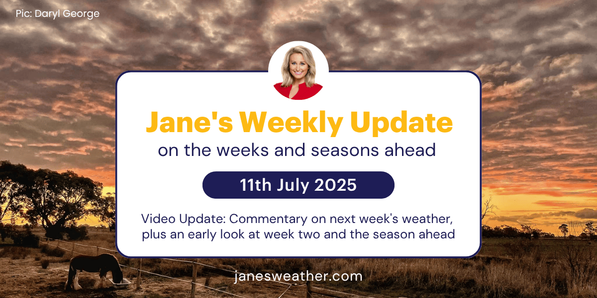 Jane's Weekly Update: 11th July 2025