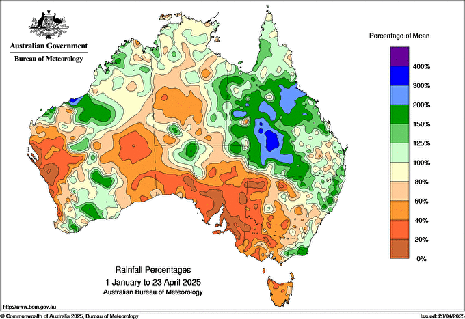 Is an ANZAC Day Break heading for the southeast?