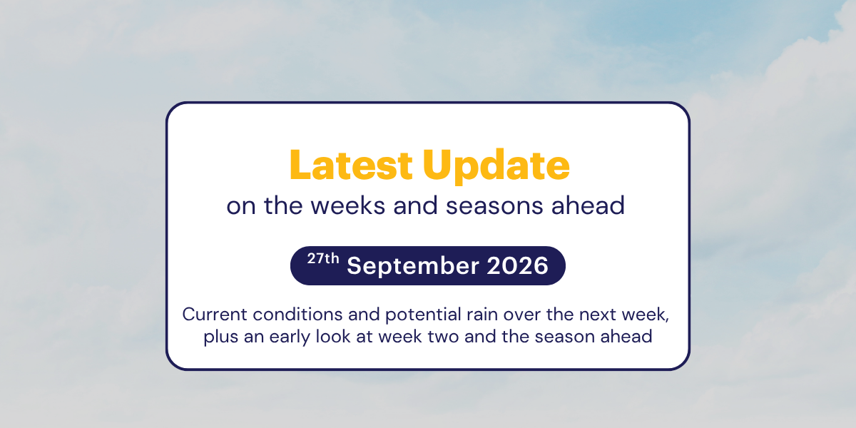 The Weekly Update: 27th September 2026