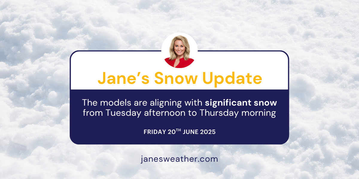 The models are aligning with significant snow from Tuesday afternoon to Thursday morning
