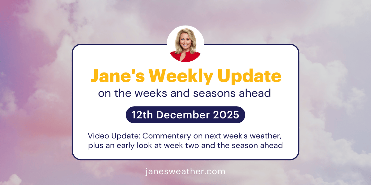 Jane's Weekly Update: 12th December 2025