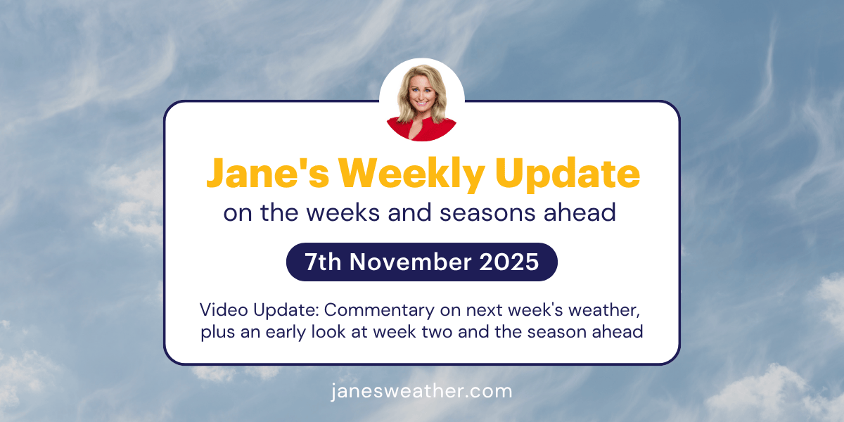 Jane's Weekly Update: 7th November 2025