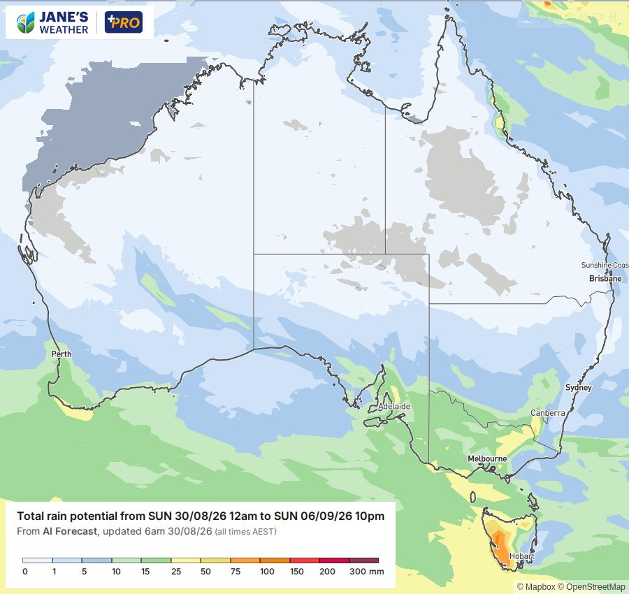 Potential rain for next week