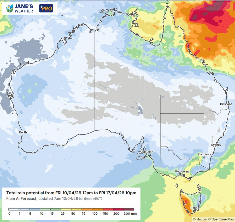 Potential rain for next week