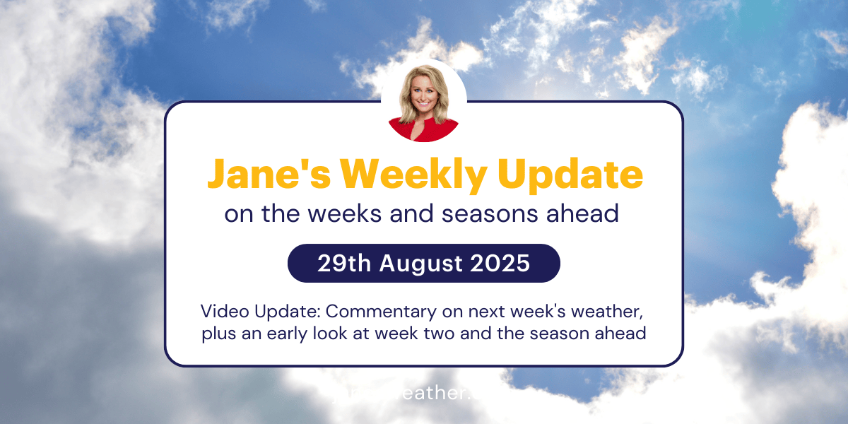 Jane's Weekly Update: 29th August 2025