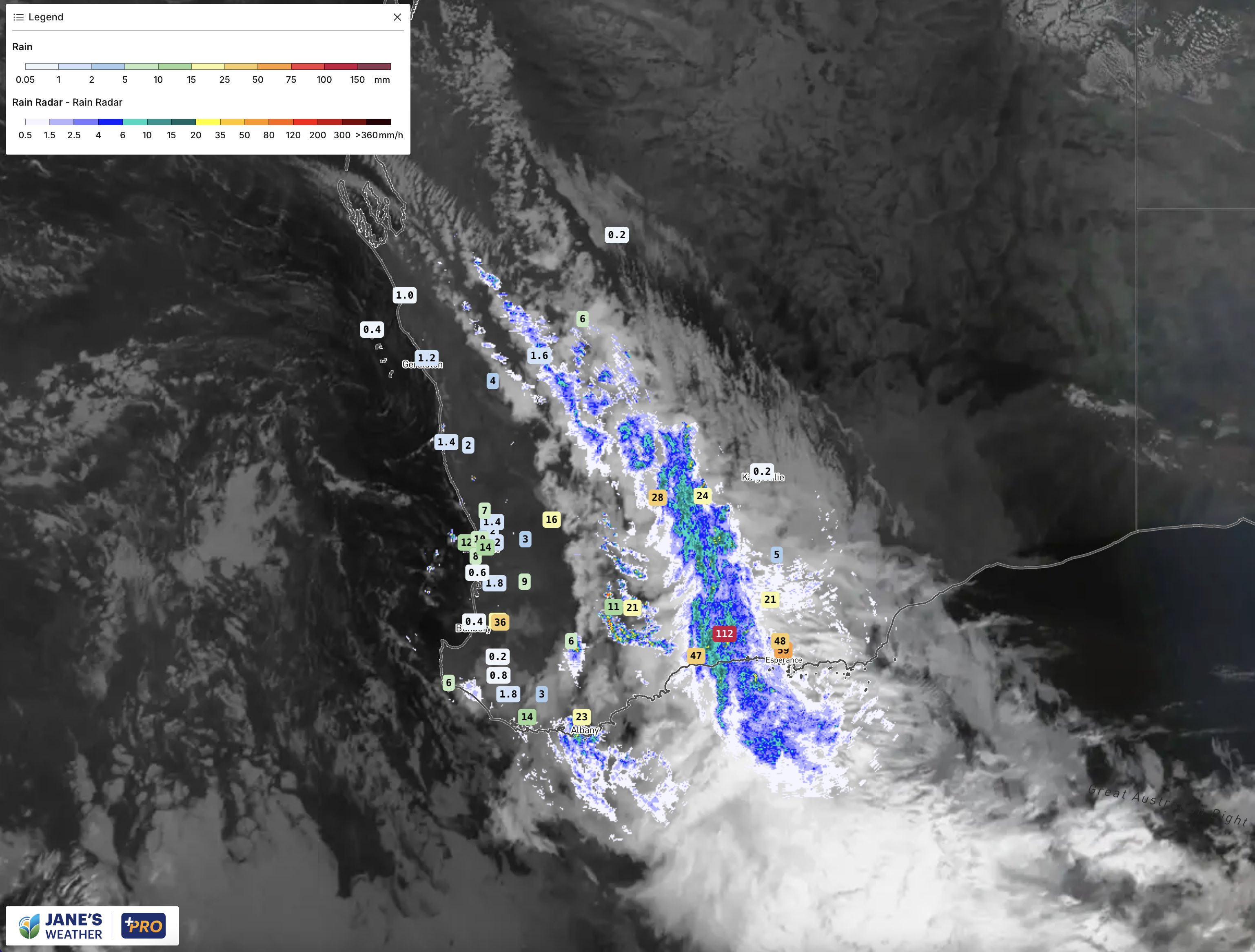 The southwest has soaking rain - and there are signs the southeast may have some rain on the horizon