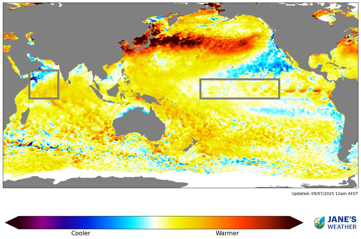 Sea Surface Temperature Anomaly (SSTA)