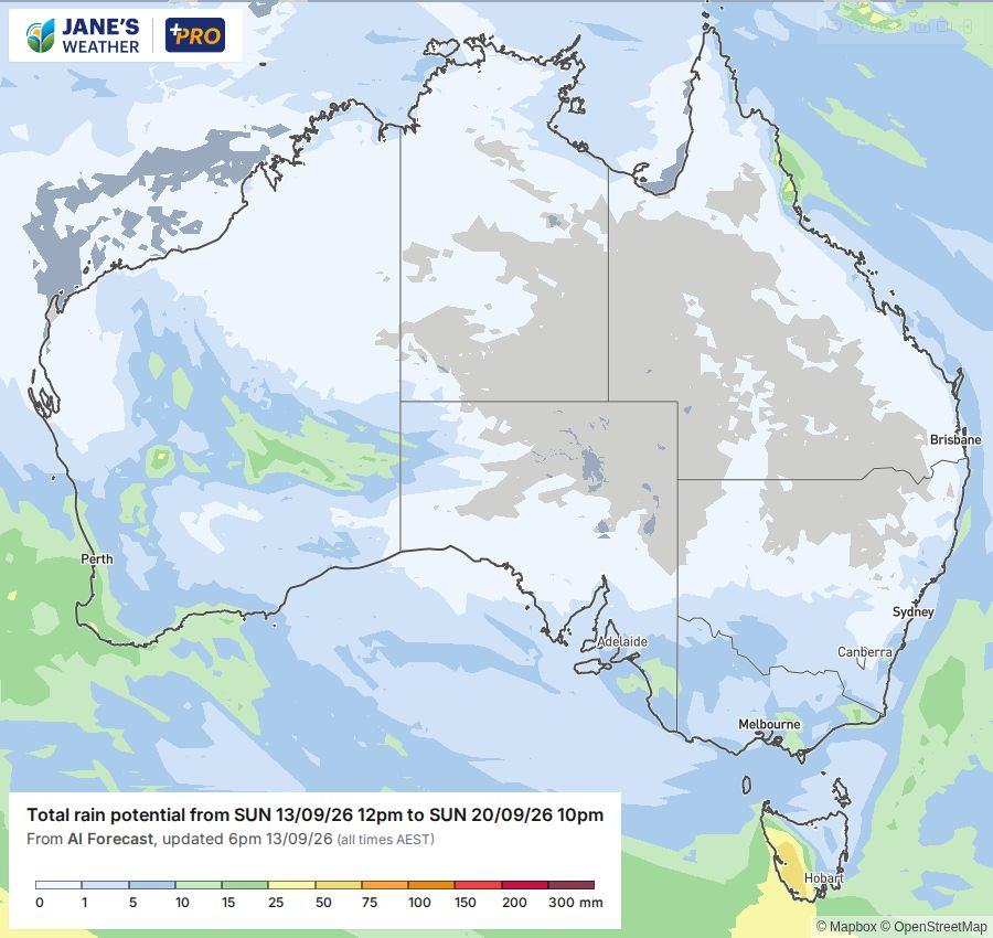 Potential rain for next week