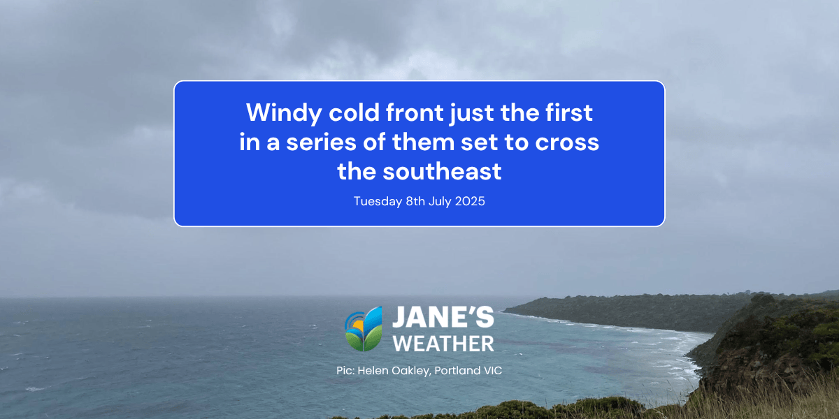 Windy cold front just the first in a series of them set to cross the southeast