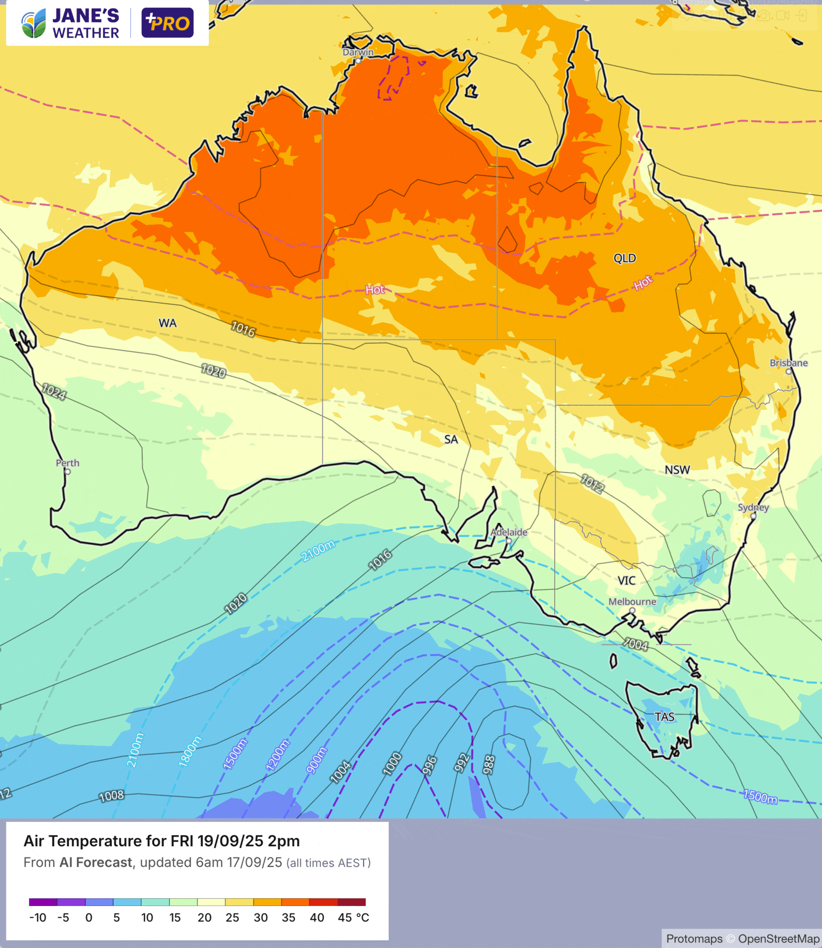 Warmer air surging into the east at the end of the week, swapping to the west over the weekend and early next week