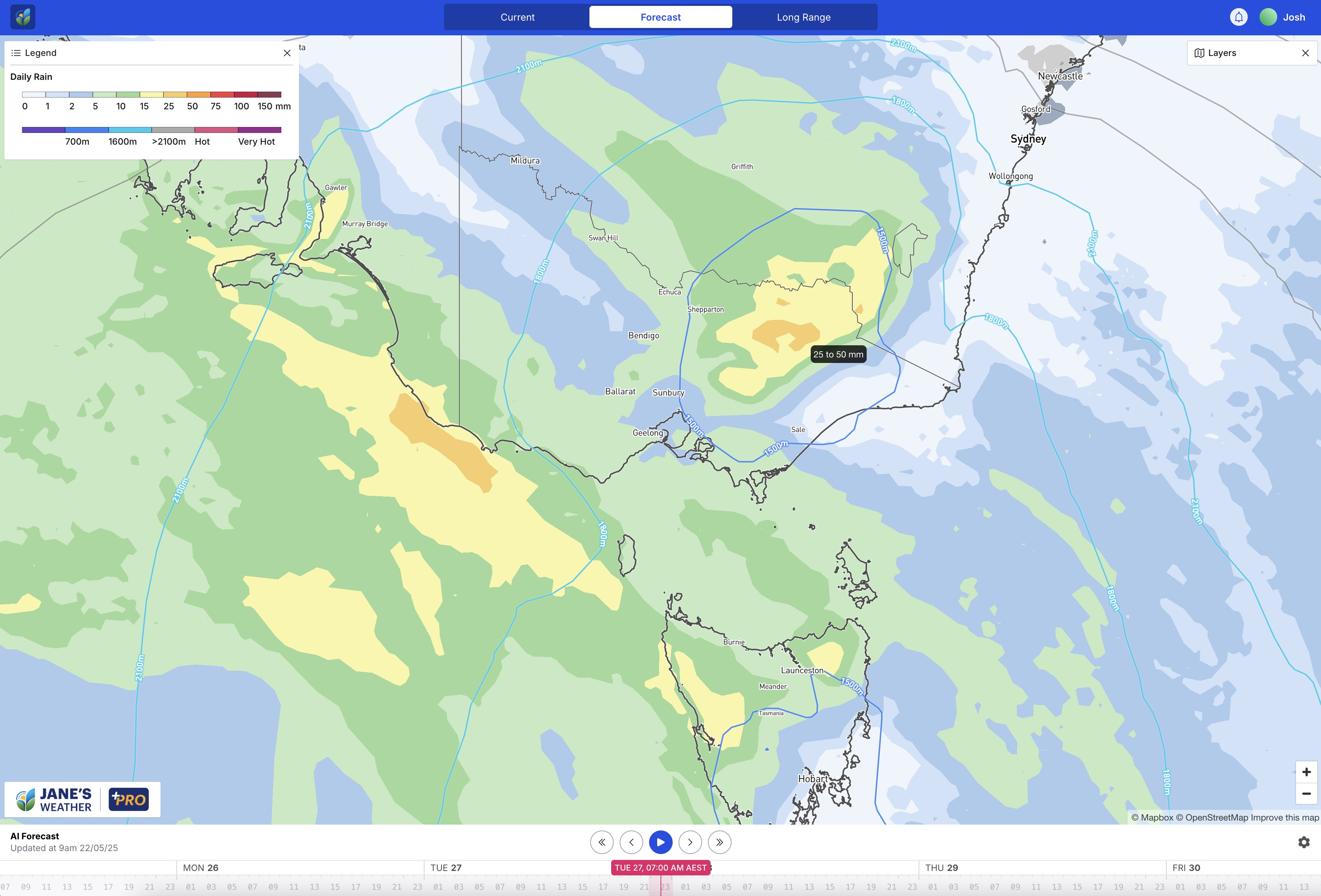 A proper burst of snow is likely in the alps on Monday into Tuesday
