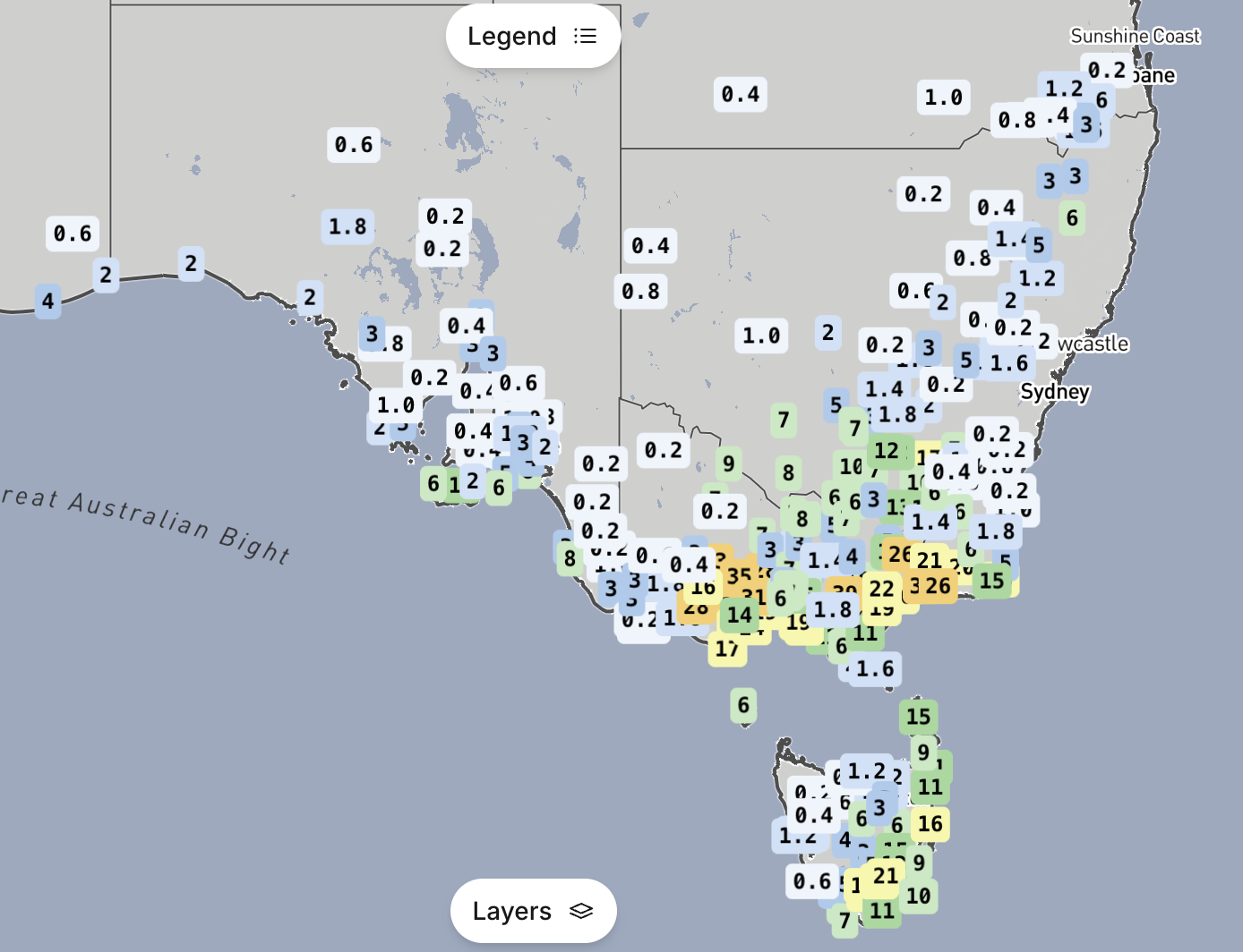 The big rain event delivered for many. Now there are lighter falls to follow up.