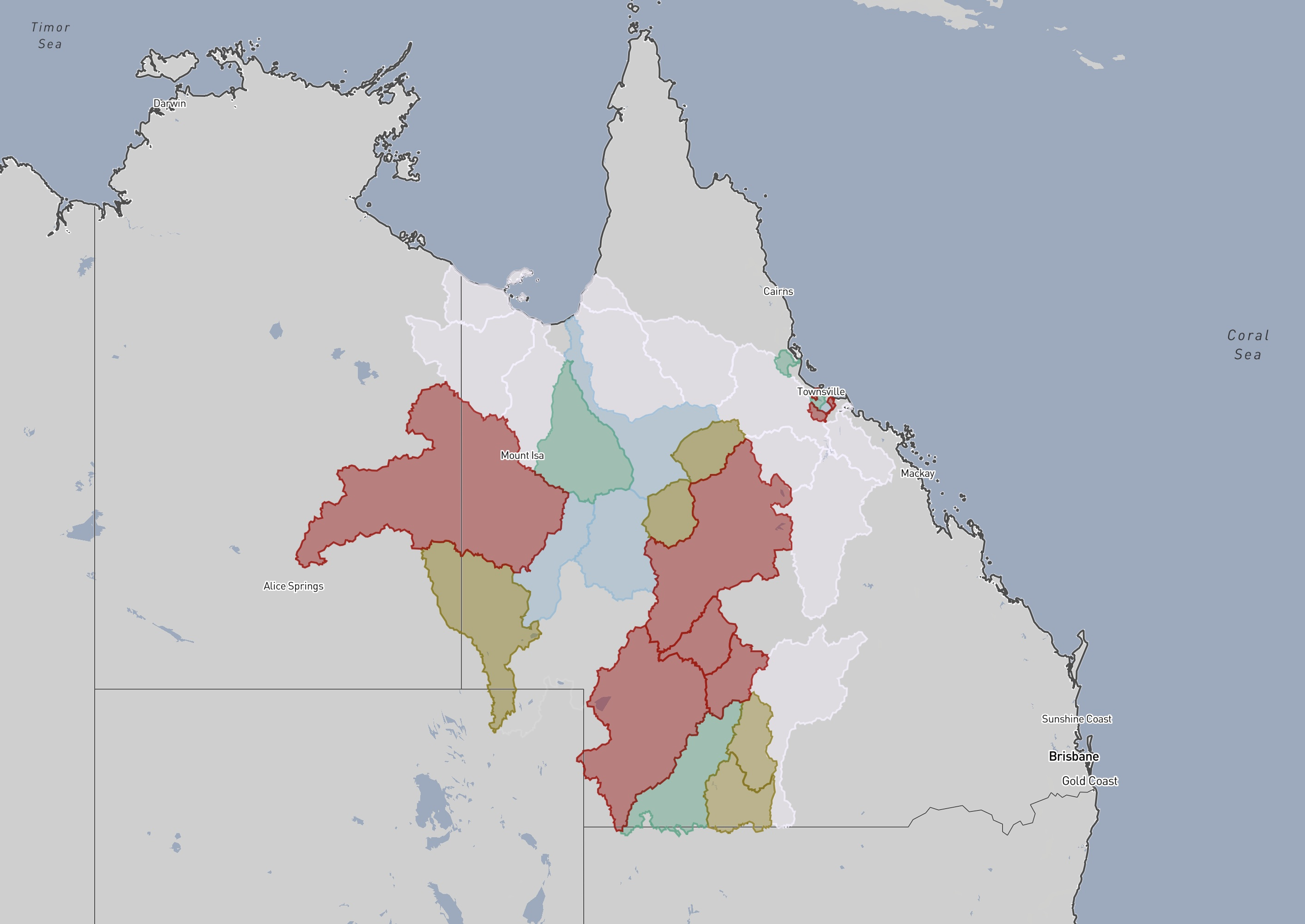 Flood threat covering much of Queensland, with significant rain still to come