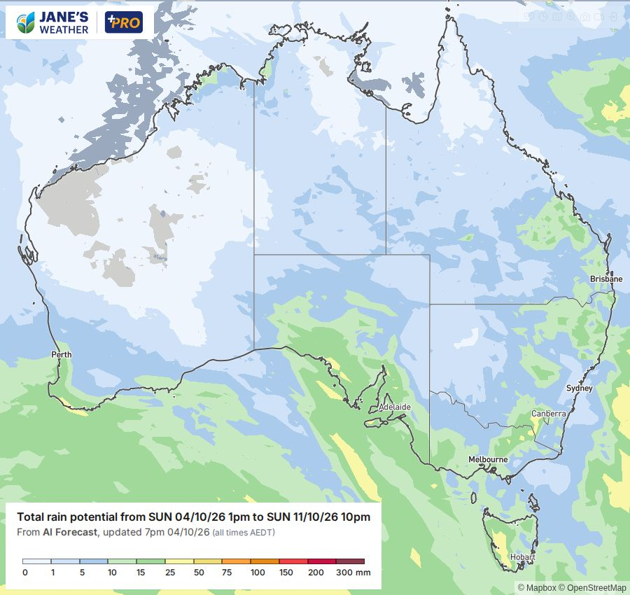 Potential rain for next week