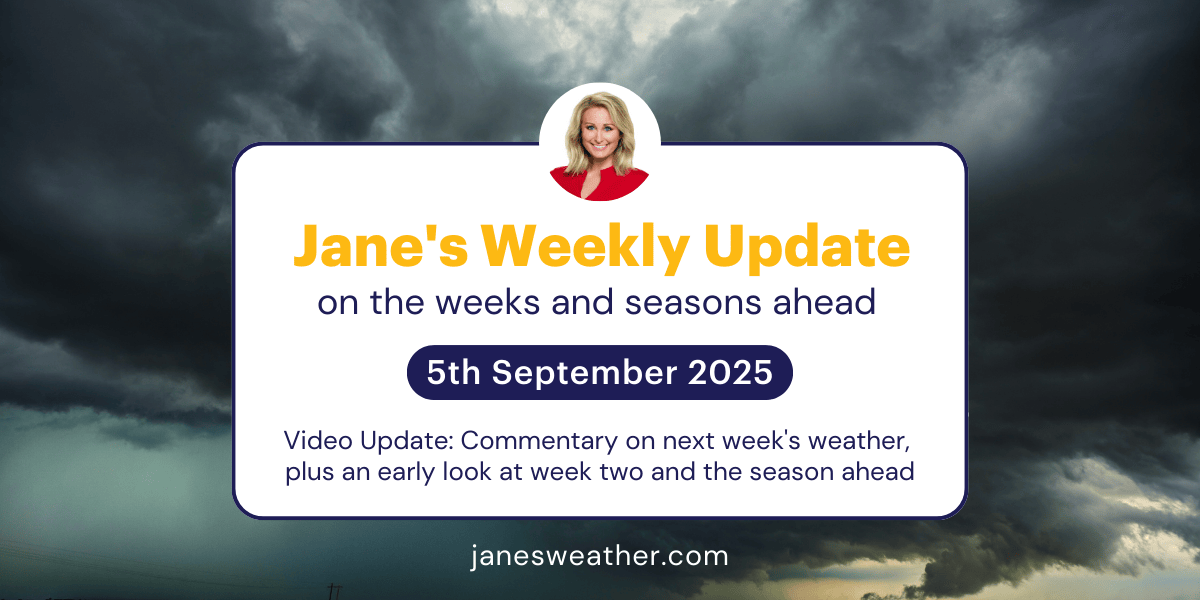 Jane's Weekly Update: 5th September 2025