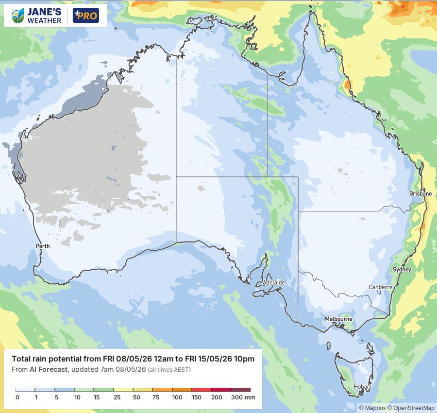 Potential rain for next week