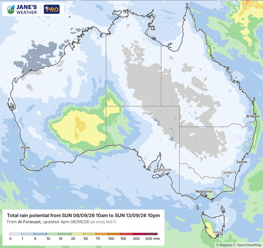 Potential rain for next week