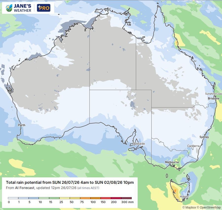Potential rain for next week
