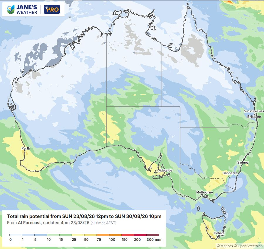 Potential rain for next week