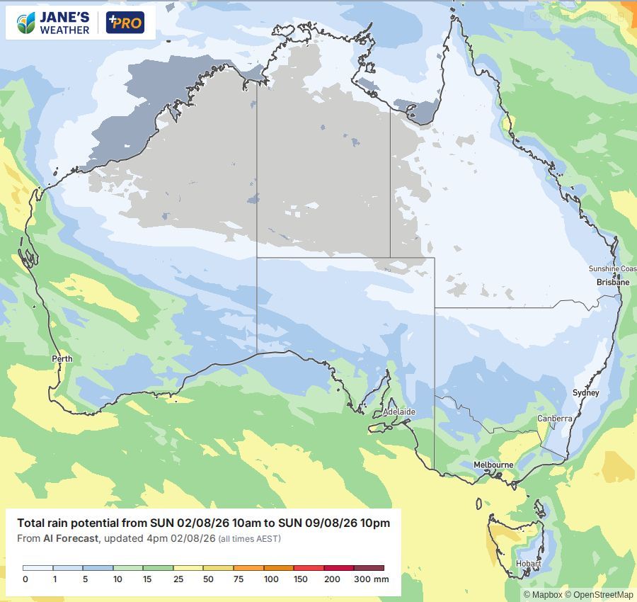 Potential rain for next week
