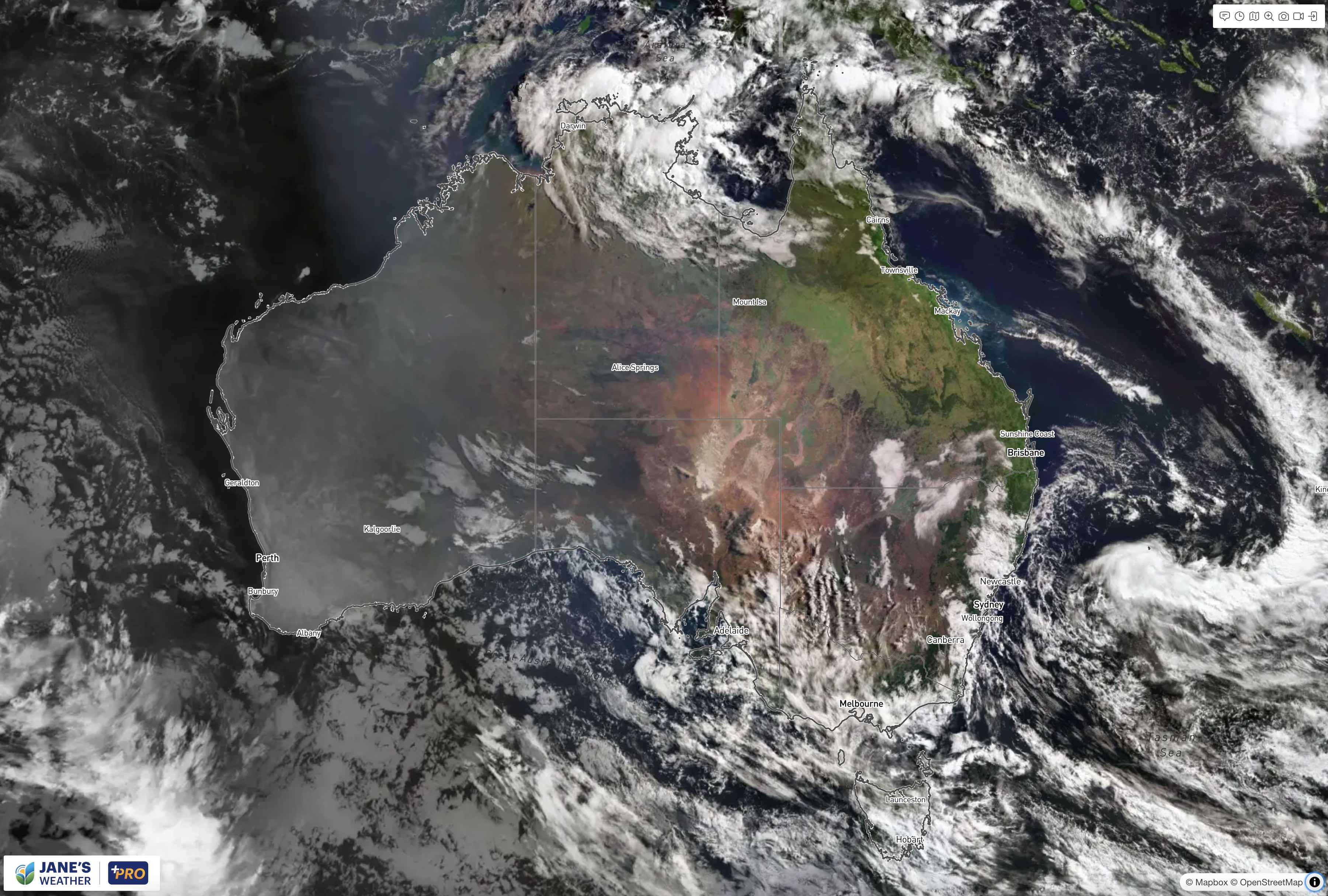 The ANZAC rain system has moved on, with another system due early to mid this week