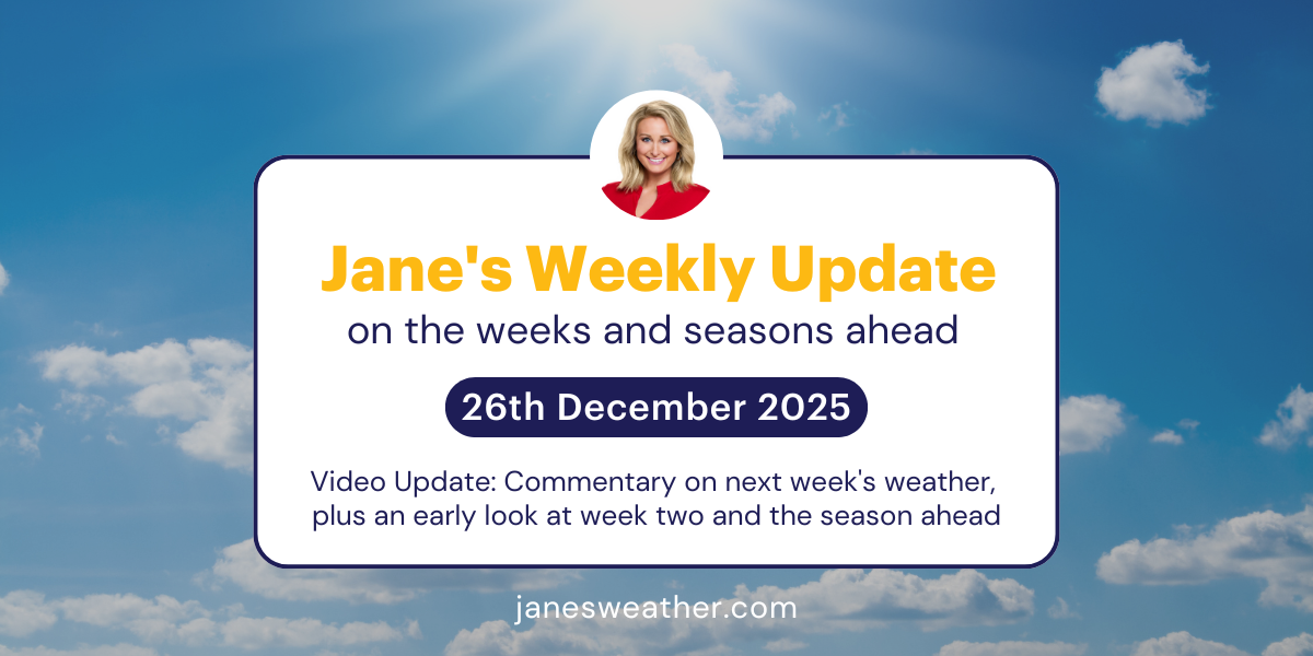 Jane's Weekly Update: 26th December 2025