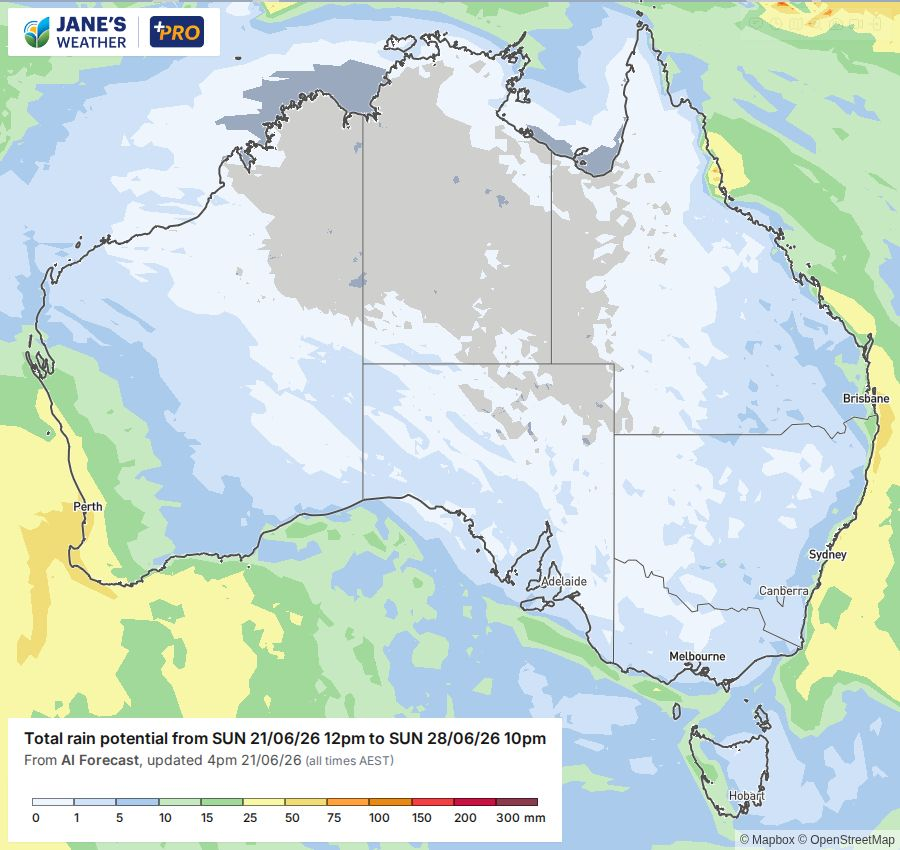 Potential rain for next week