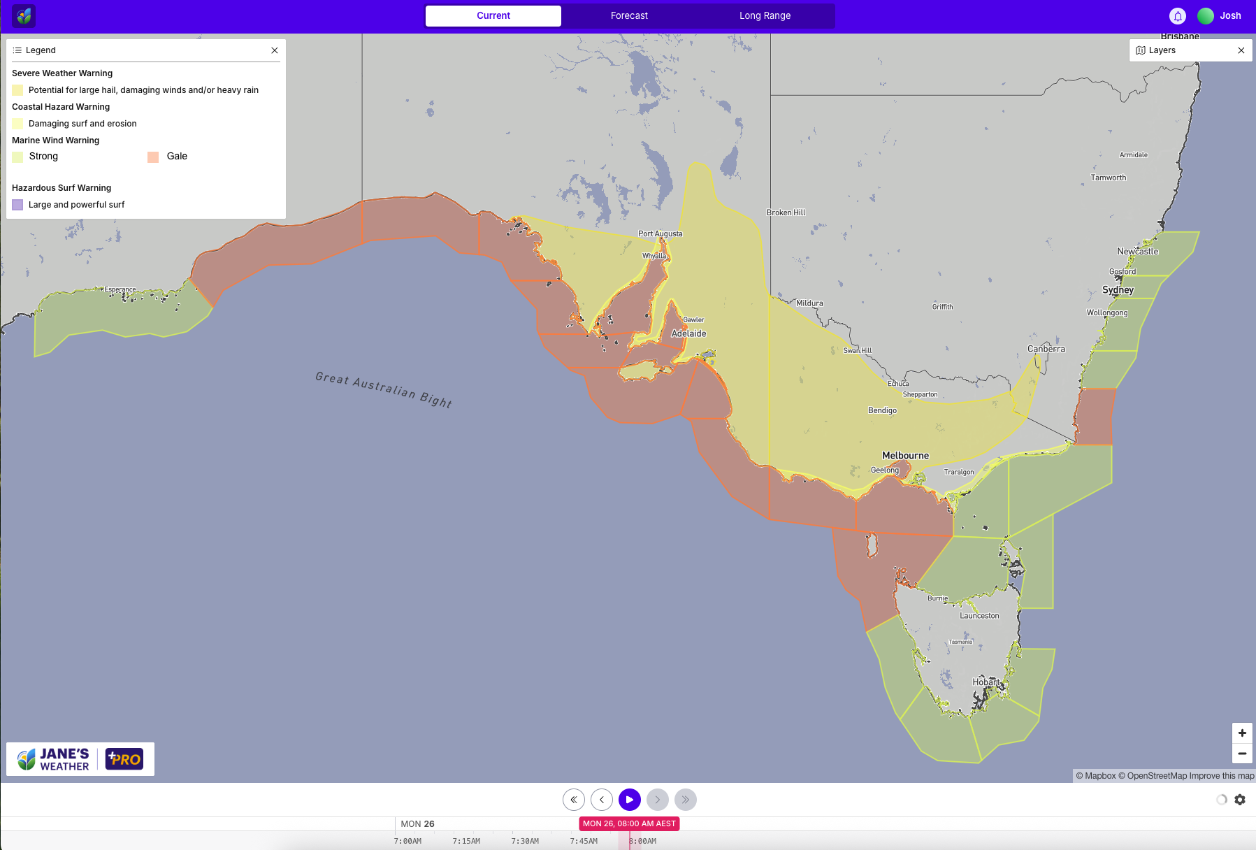 Intense low pressure system bringing severe weather to southeast