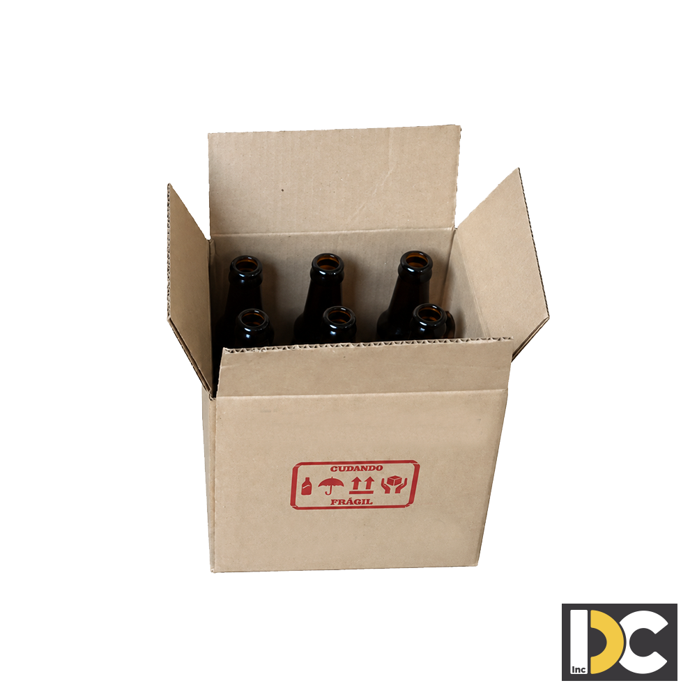6 botellas 500 ml - CAJA - Carton 70 lbs - CRAFT - CUIDADO-FRAGIL