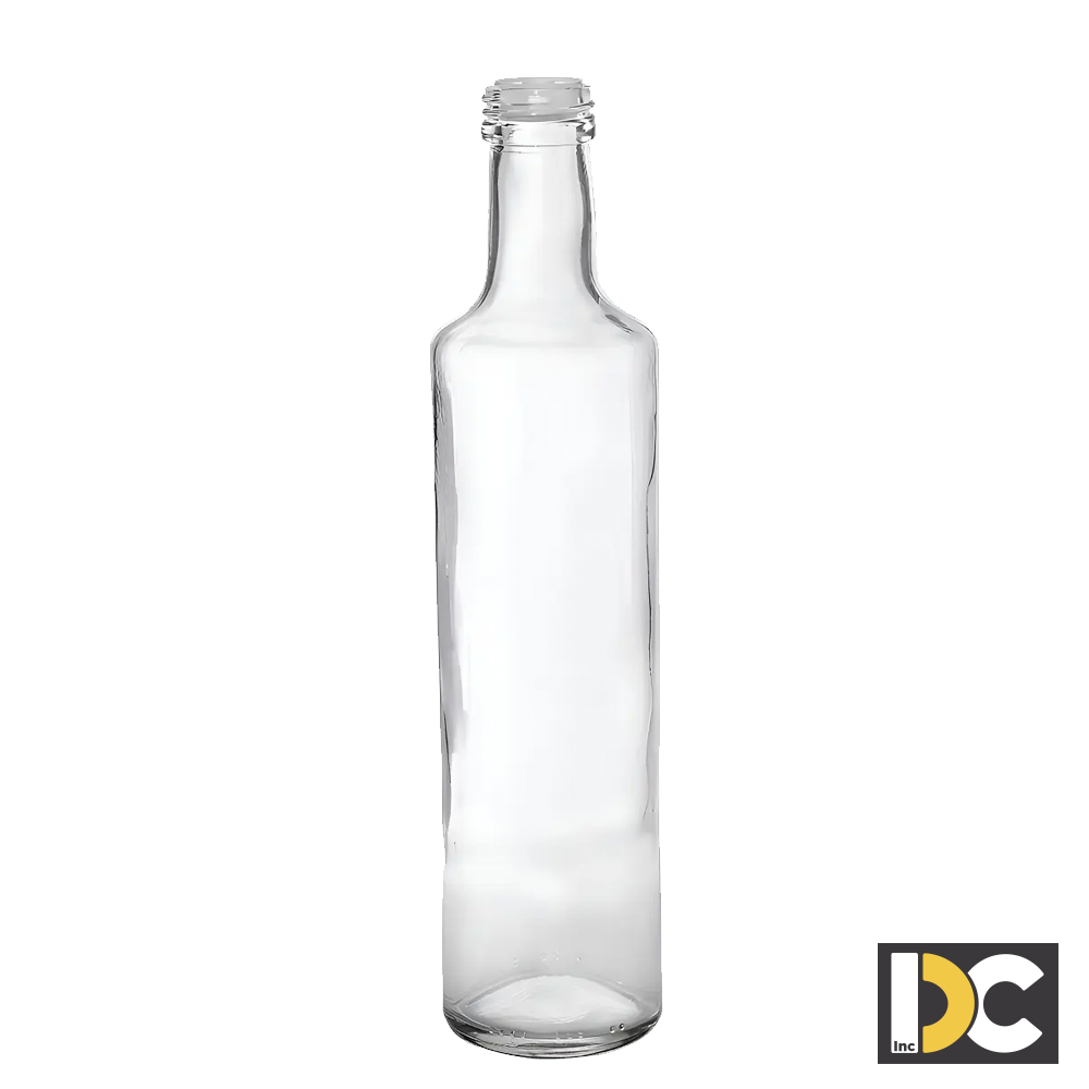 500 ml - ACEITE Botella CILINDRICA - Vidrio FLINT - B/PIL 31,5