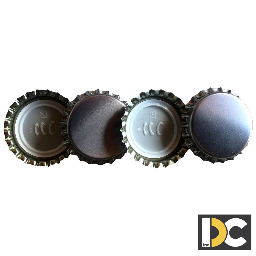 Tapa Corona Premium 29 mm - Acero Inox