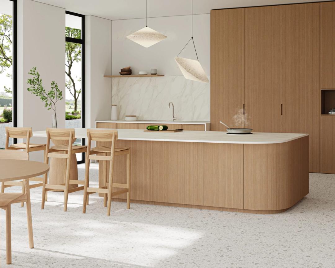 Architectural 3D rendering for Caesarstone, Porcelain Mirabel