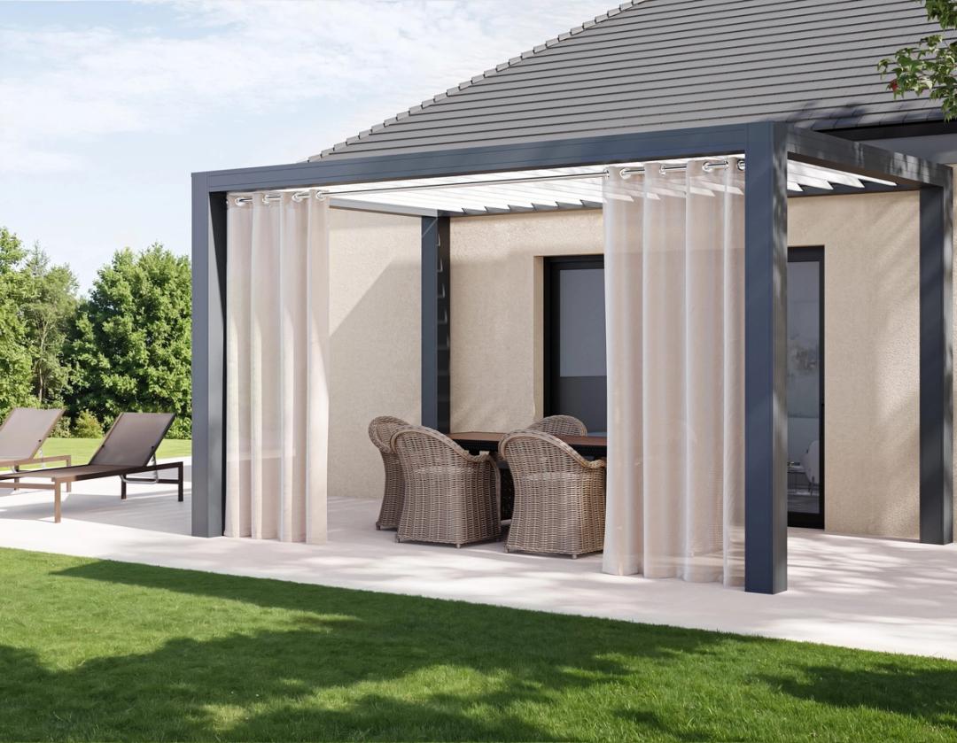 3D product rendering for Stores et Rideaux, Pergola