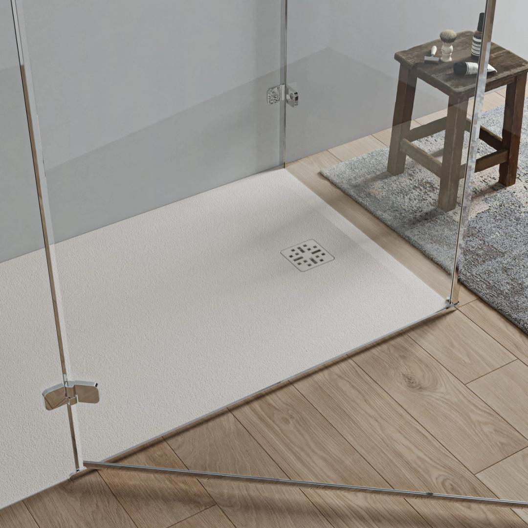 3D product rendering for Domus Living, Pietra shower floor