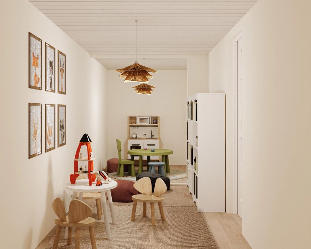 Architectural 3D rendering for Harmony Homes, Le Chalet Rouge