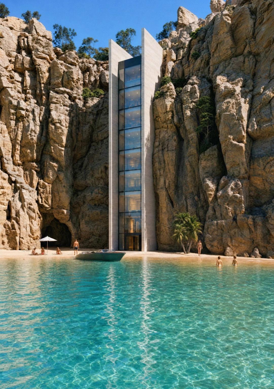 Architectural 3D rendering for Chora Mare, Architectural concept