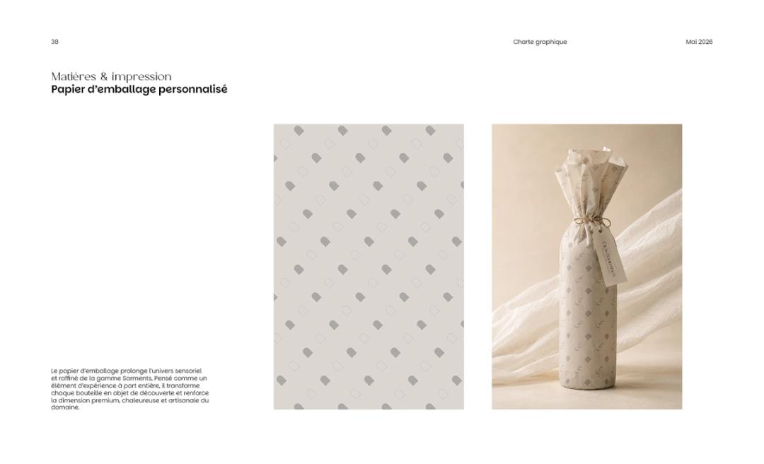 Brand guidelines: custom wrapping paper