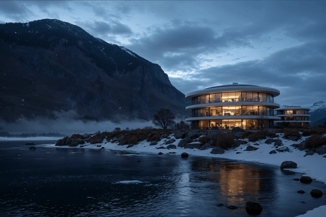 Architectural 3D rendering for Nordform, Horizon Waterfront