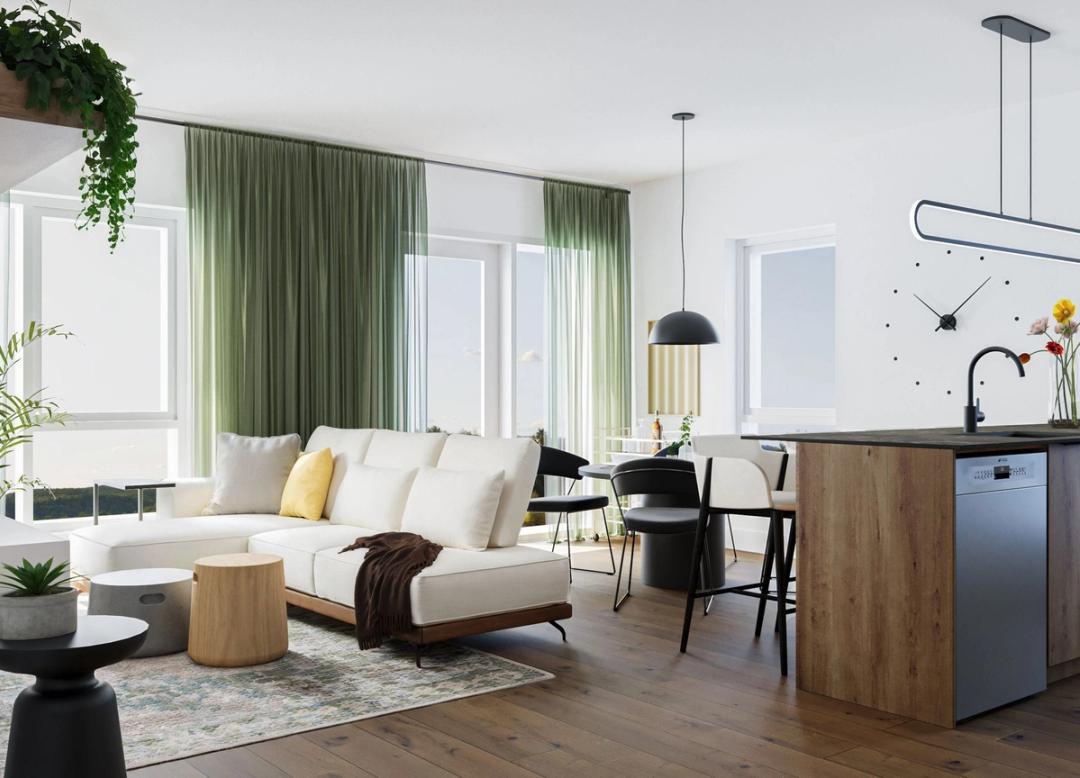 Architectural 3D rendering for IDA, St-Zotique