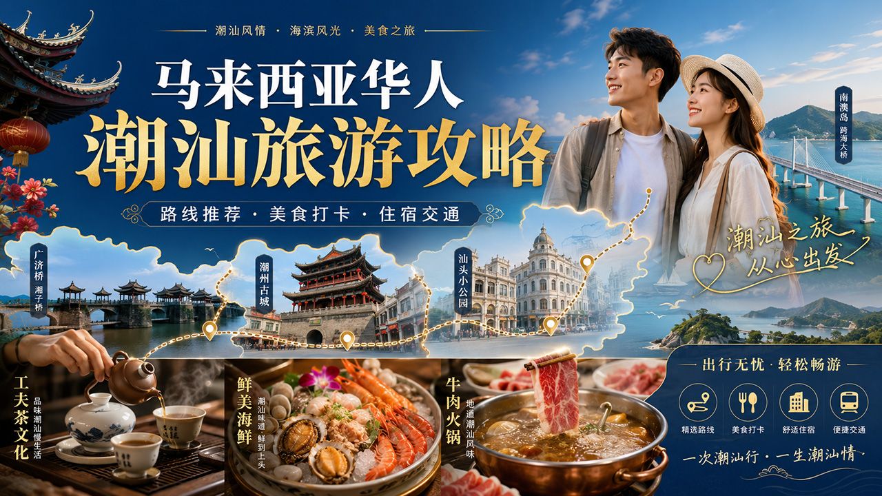 马来西亚华人潮汕旅游攻略:带长辈寻根与吃喝防坑全指南