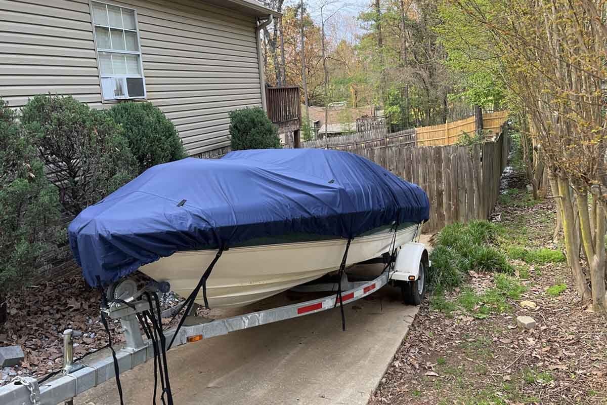 How to measure a center console boat for a cover