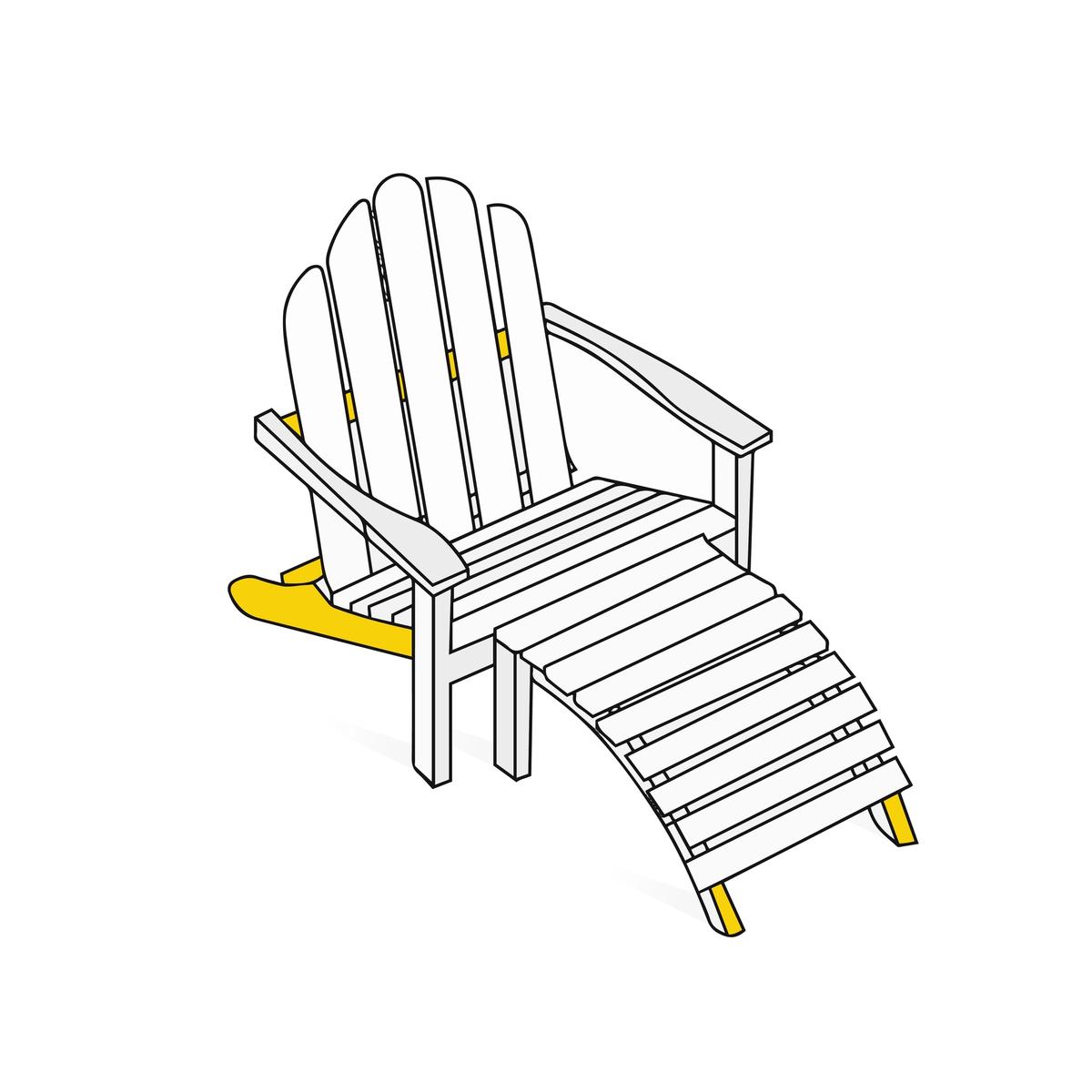 Custom Adirondack Chair Cover