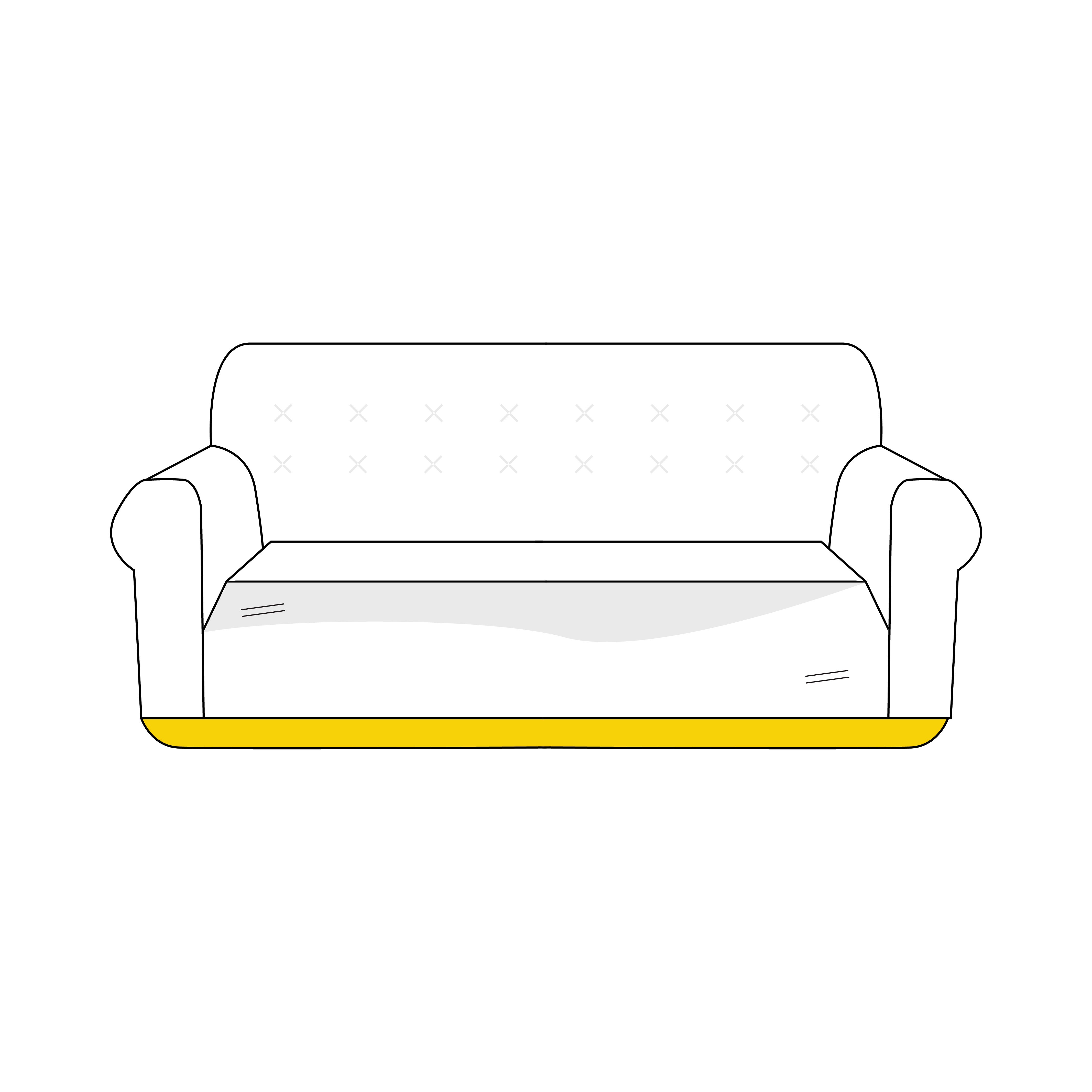 Custom 2 Seater Sofa Slipcover