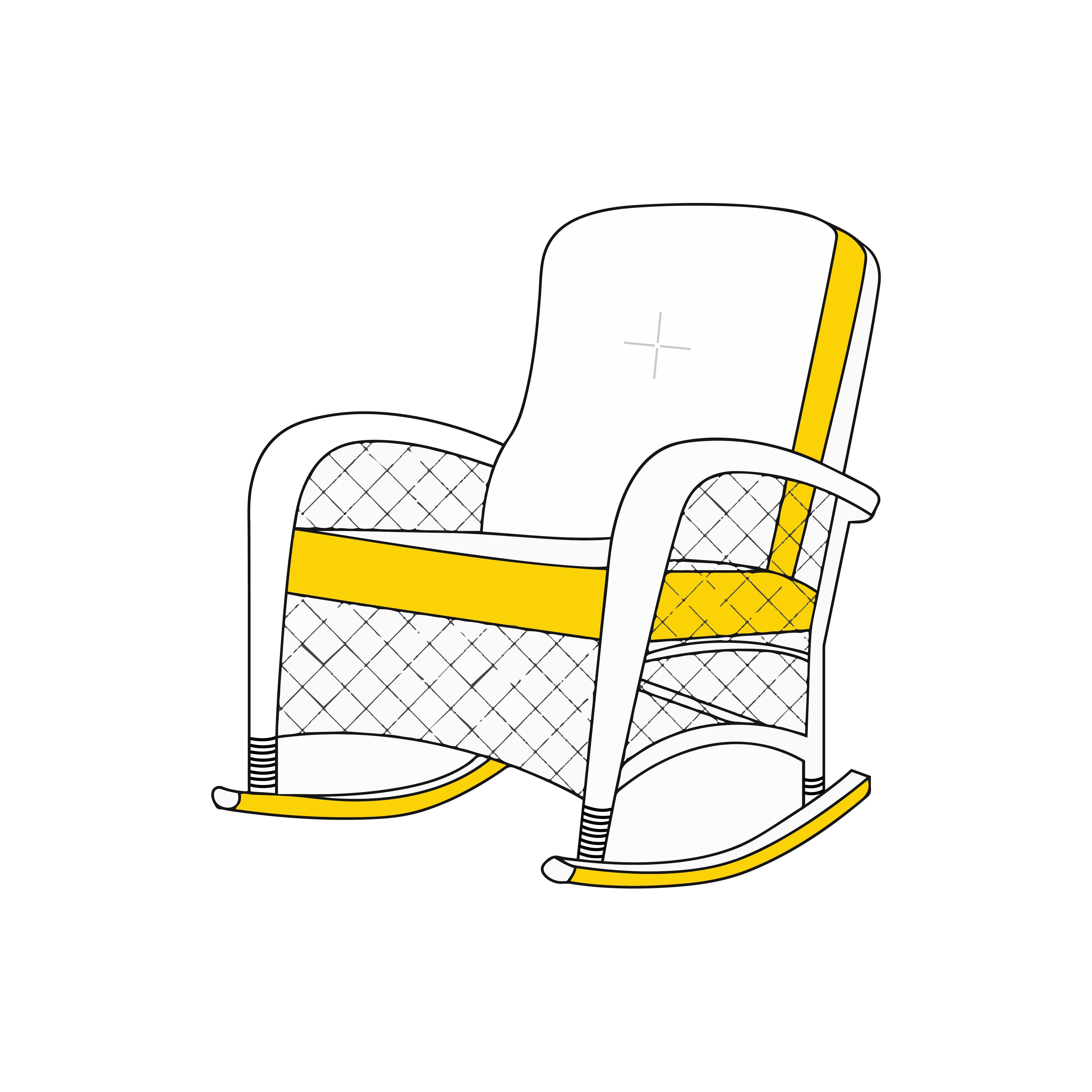 Custom Rocking Chair Cover