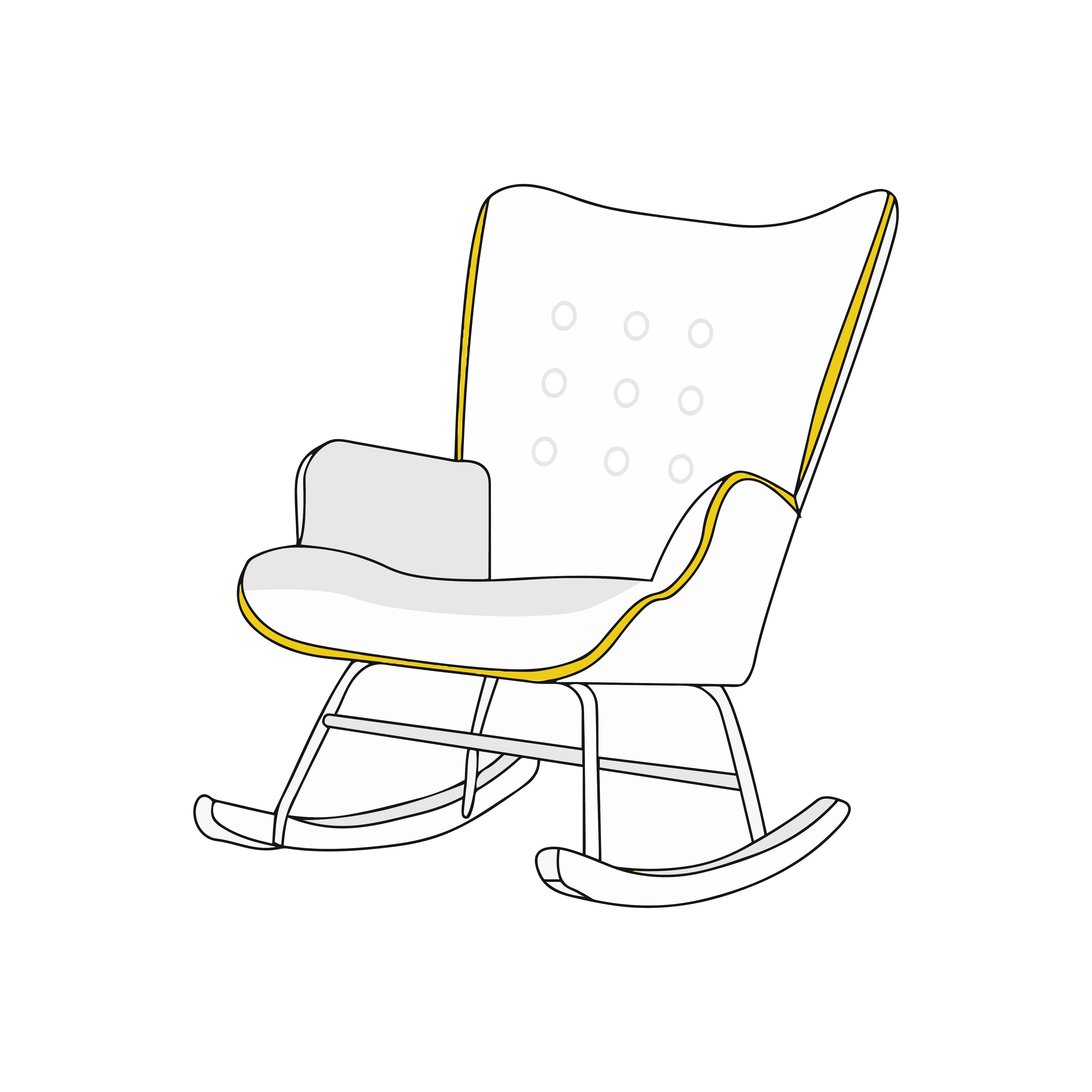 Custom Rocking Chair Cover