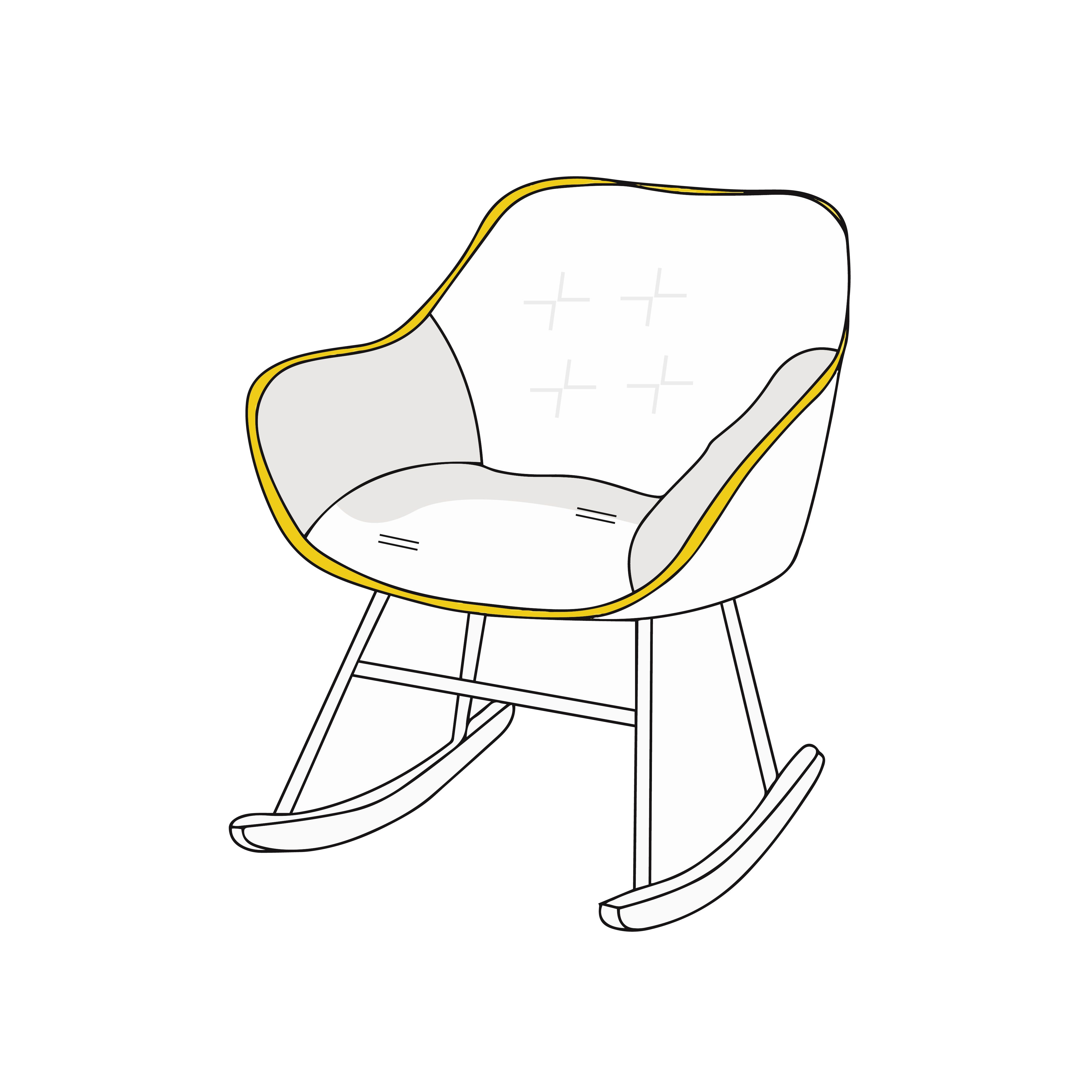 Custom Rocking Chair Cover