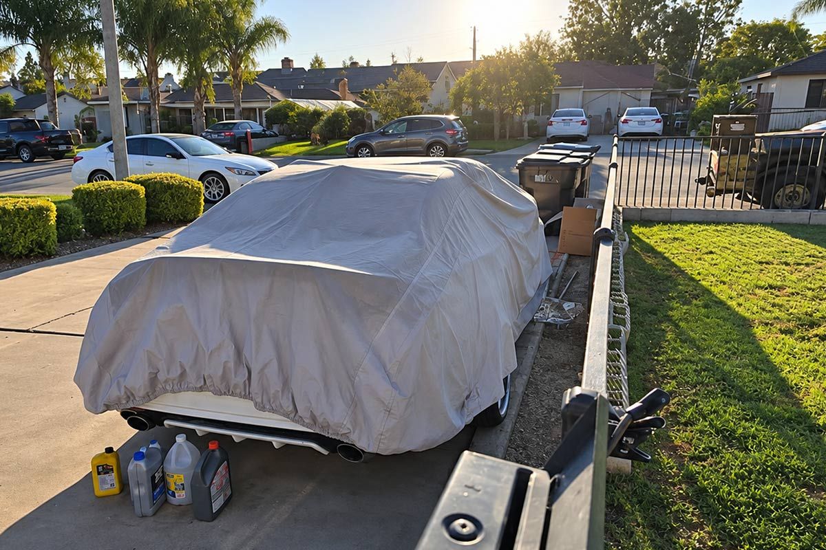 Car protection options: garage, carport, and car cover