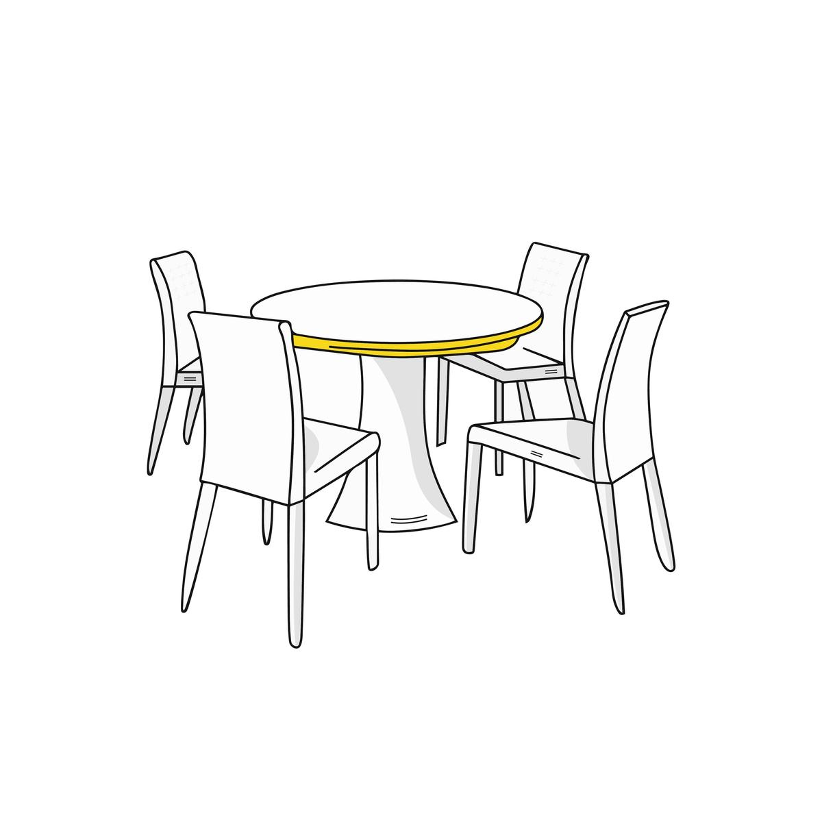 Breathable and Waterproof Custom Round Table Chair Set Covers Custom Round Table Chair Set Cover