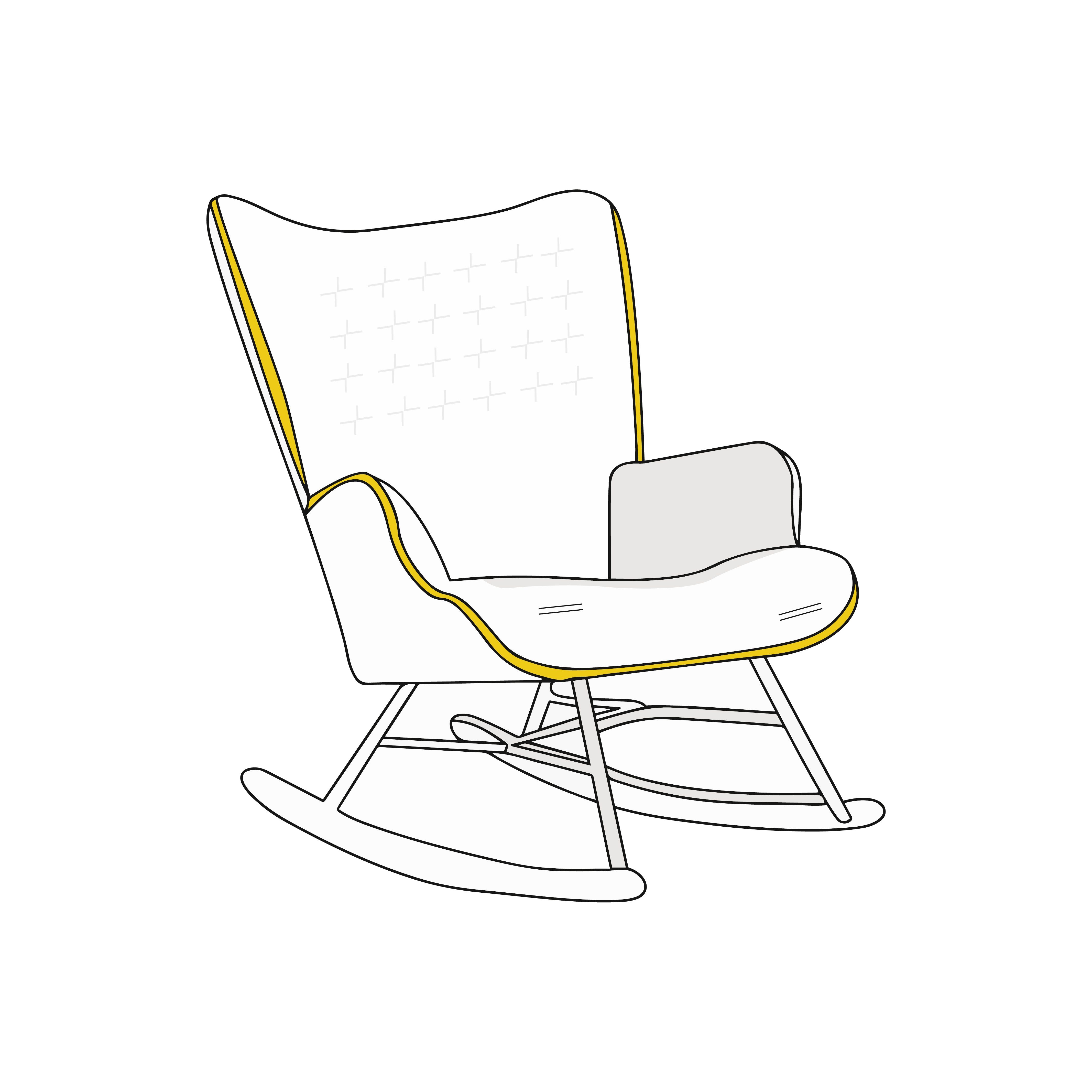 Custom Rocking Chair Cover