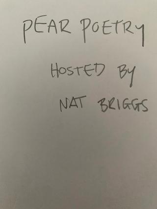 B-Side Radio - Pear Poetry by Nat Briggs. Image courtesy of the artist.